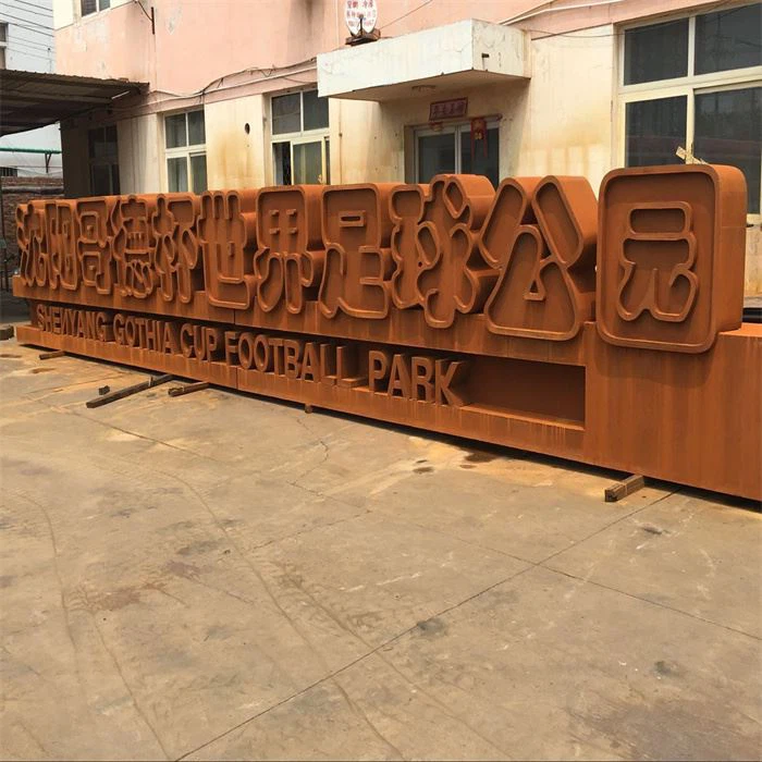 Decor Product In Rusty Steel Corten